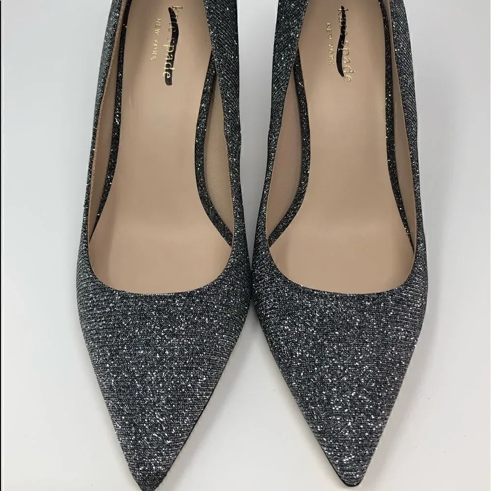 𝅺KATE Spade Vivian Pump smoke sz 8.5
